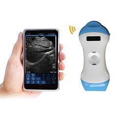 M5ML micro-convex/linear dual-head wireless probe type color doppler ultrasound scanner